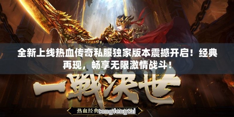 全新上线热血传奇私服独家版本震撼开启！经典再现，畅享无限激情战斗！