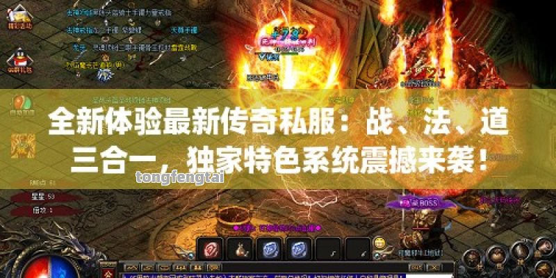 全新体验最新传奇私服：战、法、道三合一，独家特色系统震撼来袭！
