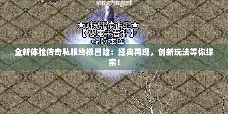 全新体验传奇私服终极冒险：经典再现，创新玩法等你探索！