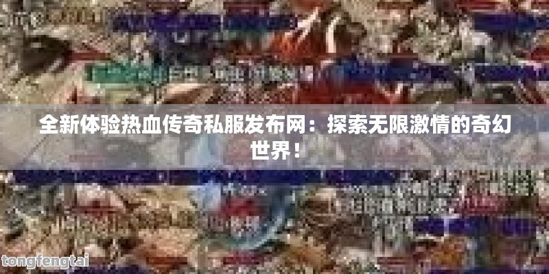 全新体验热血传奇私服发布网：探索无限激情的奇幻世界！